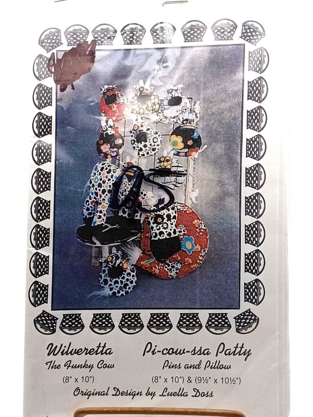Wilberetta & Pi-Cow-Sso Patty Funky Cow Sewing Pattern By Luella Doss Raspberry